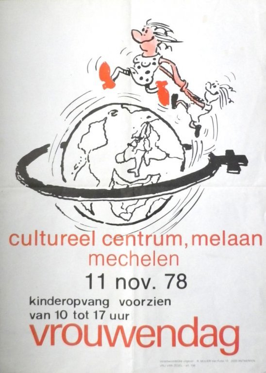 Affiche van de nationale vrouwendag in 1978 (collectie AVG-Carhif)