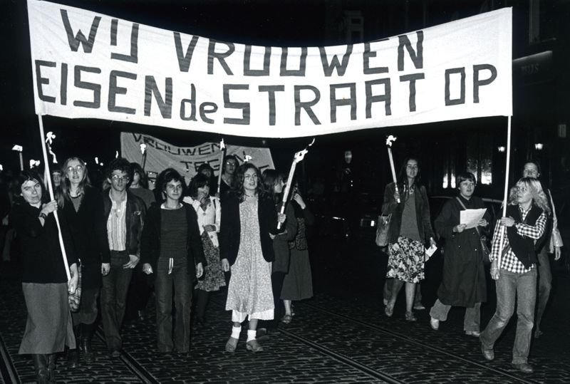 Fakkeltocht in Gent, 11 oktober 1978 (collectie Greta Craeymeersch)